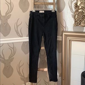 Free people black skinny jeans.